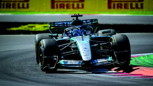 Russell tops second practice to beat Ferrari and Antonelli in Italy Russell tops second practice to beat Ferrari and Antonelli in Italy