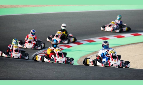 Bahrain’s Luca sets early Junior MAX pace in Rotax karting