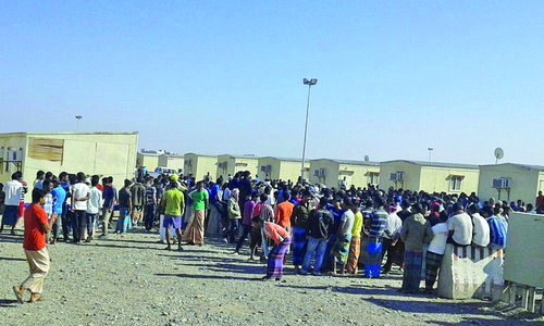 3,000 Workers strike on demanding unpaid wages 