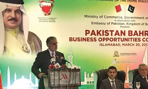 Bahrain, Pakistan aim for $1bn trade 