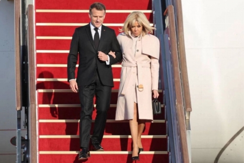 French President Macron lands in South Korea after Japan visit