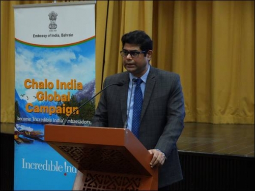 Indian Embassy in Bahrain live-streams ‘Chalo India Campaign’ launch