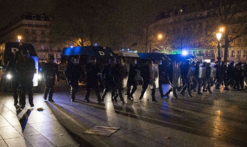 Twelve arrested after clashes at Paris youth protest