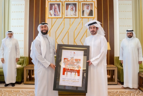 HH Shaikh Khalid receives Arab Games, Special Olympics medallists HH Shaikh Khalid receives Arab Games, Special Olympics medallists