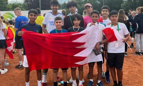 Bahrain tennis players shine in Belgium tournament