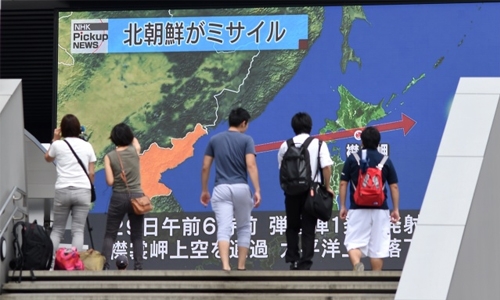 North Korea fires ballistic missile over Japan