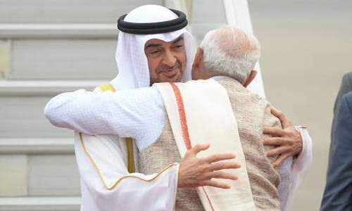 UAE Crown Prince in New Delhi on three-day state visit UAE Crown Prince in New Delhi on three-day state visit