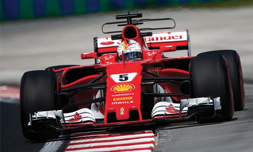 Ferrari continue to set pace 