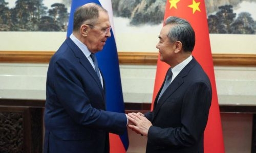 China to ‘strengthen strategic cooperation’ with Russia as Lavrov visits