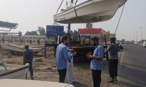 Abandoned boats on Bahrain roads leave pedestrians adrift