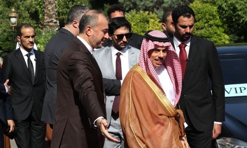 Saudi Minister urges improved maritime security in first Iran visit since detente 