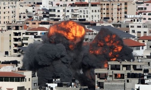 Israel air strikes kill 26 Palestinians, rockets fired from Gaza