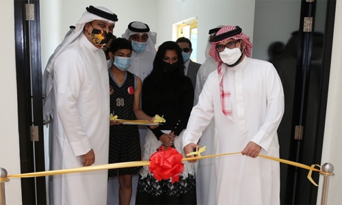 Bahrain Youth and Sports Minister opens new hall at Ahli Club Bahrain Youth and Sports Minister opens new hall at Ahli Club