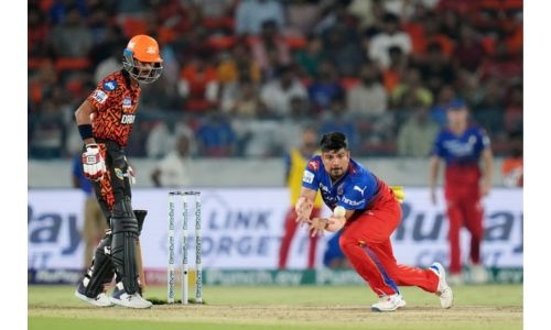 Spinners help IPL’s lowest ranked Bengaluru defeat Hyderabad
