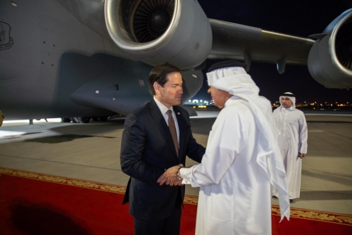 Rubio Lands in Bahrain for High-Stakes Gulf Summit Rubio Lands in Bahrain for High-Stakes Gulf Summit