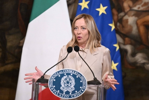 Italian PM Meloni says, Europe and U.S. Must Work in Tandem on Middle East Security