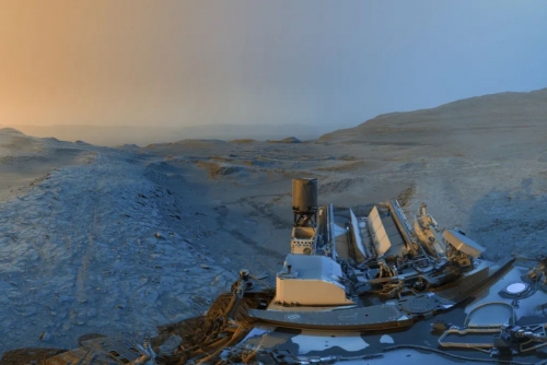 NASA’s Curiosity Rover Shares New Panorama of Martian Landscape