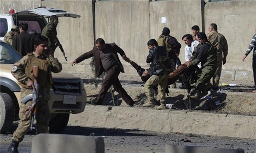 Powerful blast rocks Afghan capital