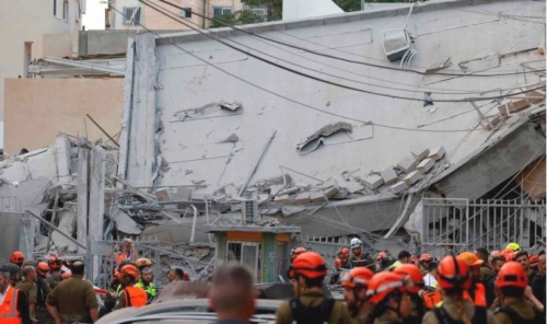 Israeli rescuers say latest Iran strikes kill five, wound 92