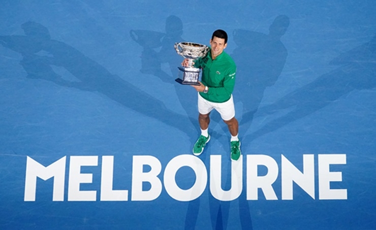 Djokovic outlasts Thiem to get record eighth Australian Open title Djokovic outlasts Thiem to get record eighth Australian Open title