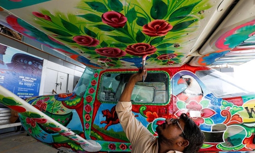From the highways to the skies: Pakistan's famous truck art goes airborne From the highways to the skies: Pakistan's famous truck art goes airborne