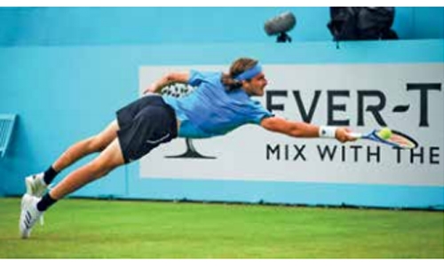Tsitsipas through, Clic and Anderson bow out at Queen’s