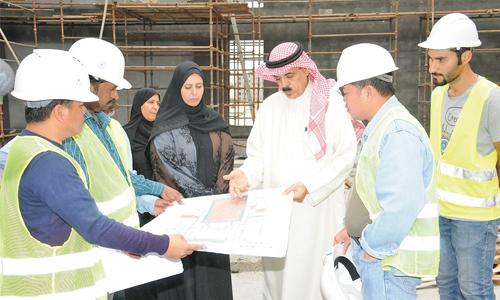 Education Minister takes stock of school project Education Minister takes stock of school project