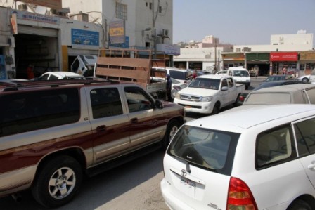 Abandoned cars eating away Salmabad roads Abandoned cars eating away Salmabad roads