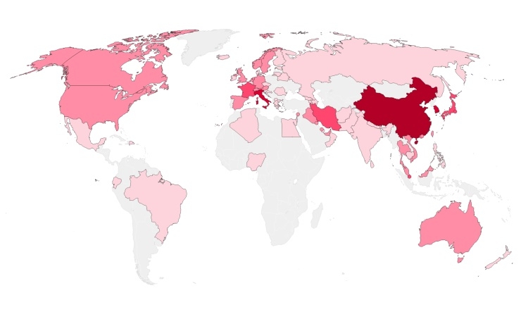 The number of deaths caused by the Corona virus exceeds 3 thousand worldwide