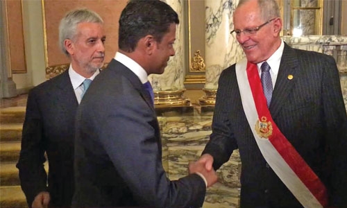 Kingdom takes part in Peruvian Prez’s swearing-in ceremony
