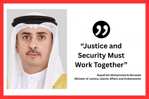 Justice Minister Praises Interior Minister's Speech in Abu Dhabi