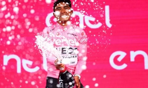 Narvaez in the pink after foiling Pogacar to opening Giro stage Narvaez in the pink after foiling Pogacar to opening Giro stage