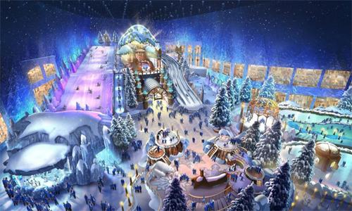 Abu Dhabi's Reem Mall: World's largest indoor snow-play park