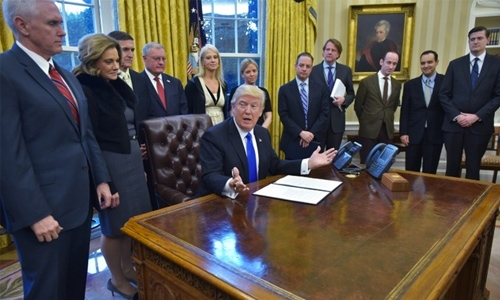 Trump sets calls with leaders of Saudi Arabia, UAE, SKorea Trump sets calls with leaders of Saudi Arabia, UAE, SKorea