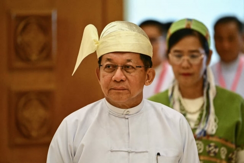 Myanmar's Min Aung Hlaing to Make First Thailand Visit as Civilian President Myanmar's Min Aung Hlaing to Make First Thailand Visit as Civilian President