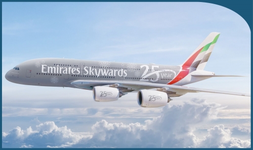 Emirates Skywards Celebrates 25 Years of Loyalty with 25 Days of Prizes and a Special A380 Livery