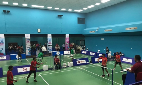 International Series badminton gets underway at Indian Club