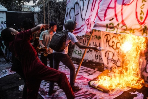 At Least 10 Dead in Indonesia Protests, Rights Groups Report