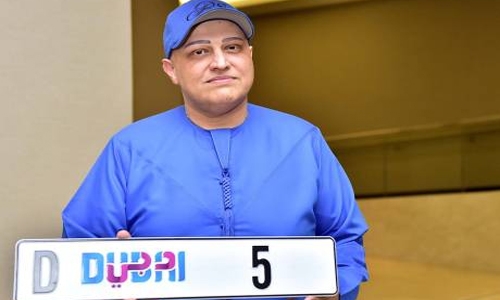  Indian businessman wins distinguished Dubai number plate for Dh33million