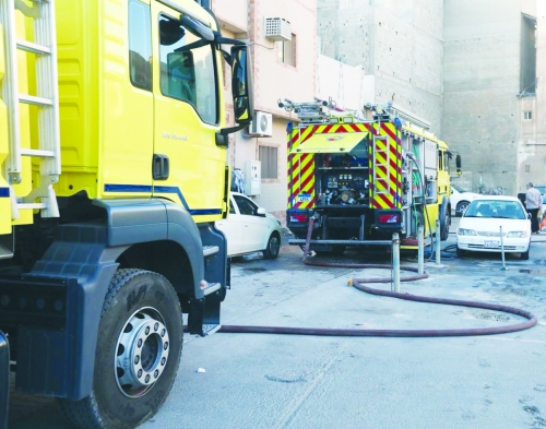 Civil Defence tamesManama house fire in record time