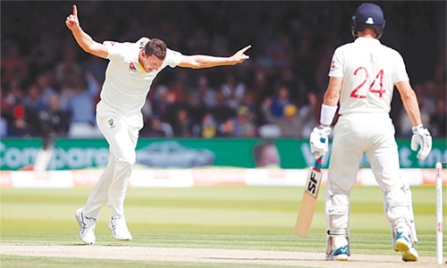 Hazlewood in the wickets on Ashes return