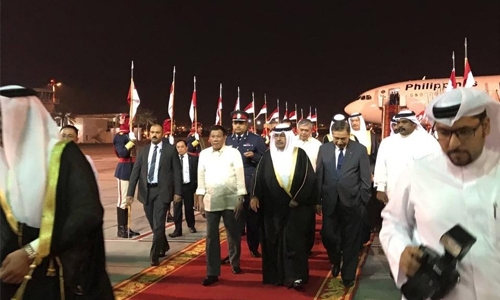 Philippines President starts Bahrain state visit