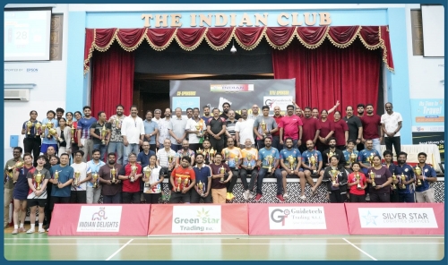 The Indian Club Bahrain Concludes Guidetech Open Badminton Tournament 2026