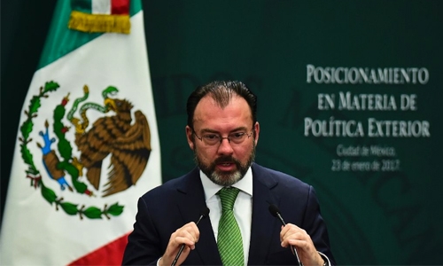 US idea to make drug cartels fund wall hailed