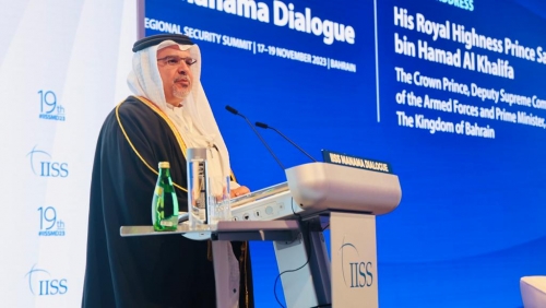 HRH Prince Salman sets out Bahrain’s position on Israel-Palestine conflict at Manama Dialogue