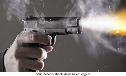 Saudi teacher shoots dead six colleagues Saudi teacher shoots dead six colleagues