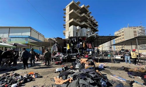Islamic State group claims responsibility for deadly twin bombing in Baghdad; Bahrain condemns act Islamic State group claims responsibility for deadly twin bombing in Baghdad; Bahrain condemns act