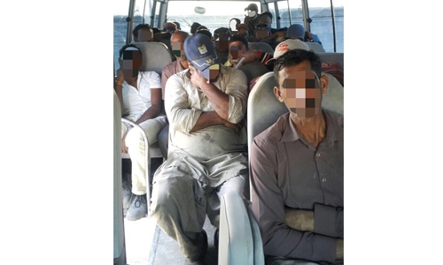 55 illegal workers held