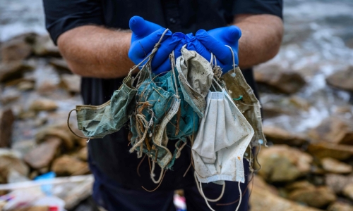 Ensure masks proper disposal Ensure masks proper disposal