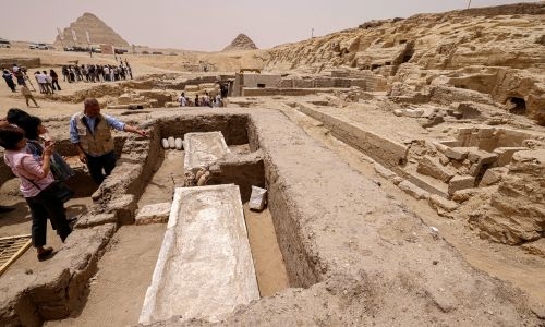 Egypt unveils ancient mummification workshops and tombs